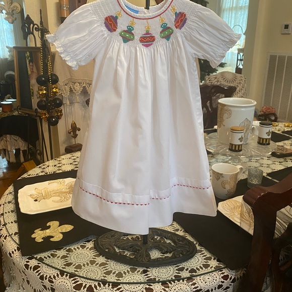 Anavini Smocked Infant Girls Dress size 18 months - Picture 11 of 16